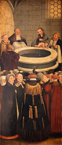 Darstellung der Taufe