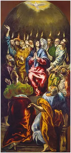 Die Ausgießung des Heiligen Geistes von El Greco, um 1596/1600