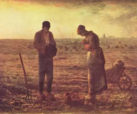 Das Angelusläuten, Jean-François Millet, 1859